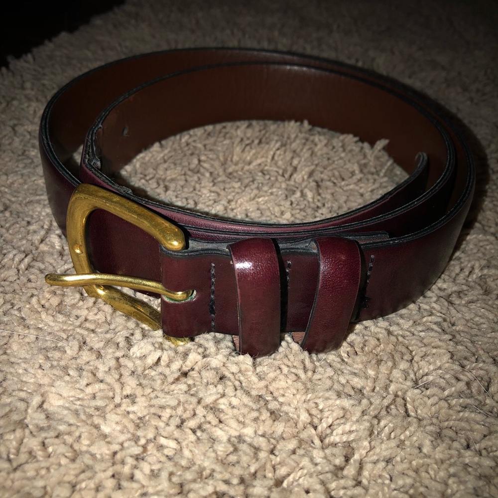 Size 39 Brown unknown brand belt